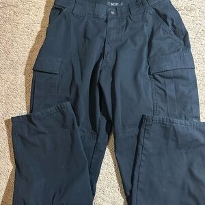 5.11 Tactical Pants Cargo Utility Black Size Large Work Outdoor